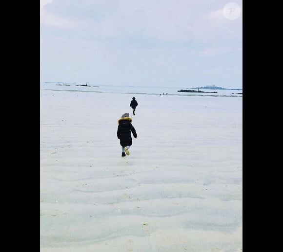 Sidonie Bonnec en vacances avec sa fille - Instagram, 20 mars 2018