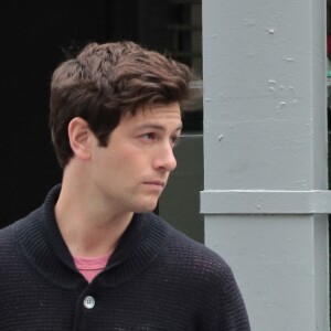 Karlie Kloss discute avec son petit ami Joshua Kushner dans les rues de New York, le 22 mai 2016