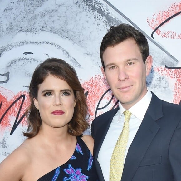 La princesse Eugenie d'York et son fiancé Jack Brooksbank à la traditionnelle soirée d'été de la galerie Serpentine dans les jardins de Kensington à Londres le 19 juin 2018