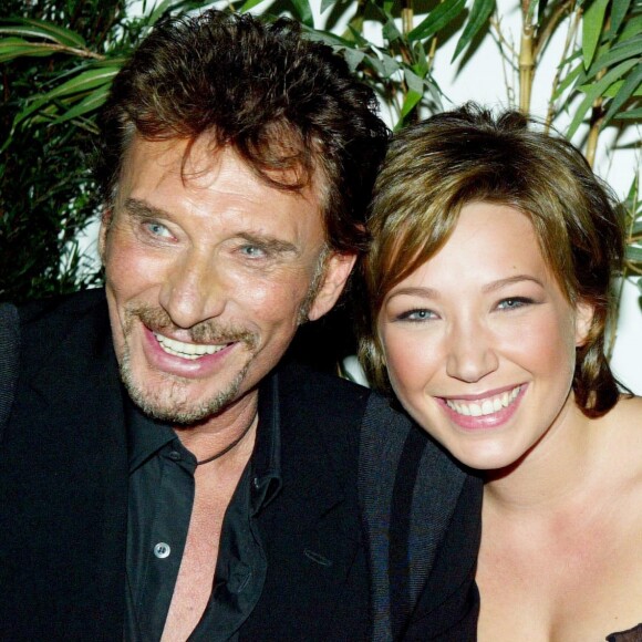 Johnny Hallyday et Laura Smet en 2003