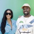 Kim Kardashian et son époux Kanye West - Backstage du défilé homme printemps-été 2019 Louis Vuitton, signé Virgil Abloh, au Palais-Royal à Paris, le 21 juin 2018. © Olivier Borde / Bestimage