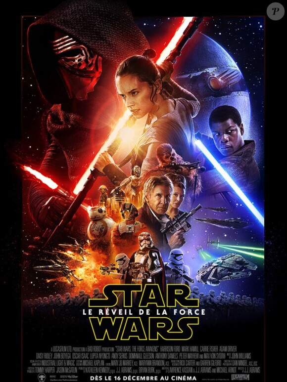 "Star Wars, Episode VII : Le Réveil de la force", de J. J. Abrams, sorti en décembre 2015.