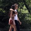 Exclusif - Malia Obama et son compagnon Rory Farquharson se promènent en amoureux dans les rues de Paris. Le 16 juillet 2018