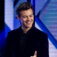 Harry Styles chante lors de l'émission X-Factor à Milan, Italie, le 9 novembre 2017.