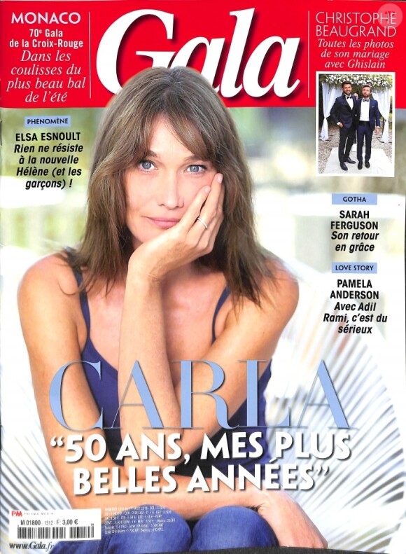 Couverture du magazine "Gala", en kiosques le 1er août 2018.