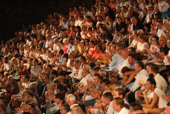 Exclusif - Ambiance - Francis Cabrel en concert lors du festival de Ramatuelle le 2 aout 2018. C'est la première fois qu'il vient chanter au festival de Ramatuelle © Luc Boutria/Nice Matin /Bestimage