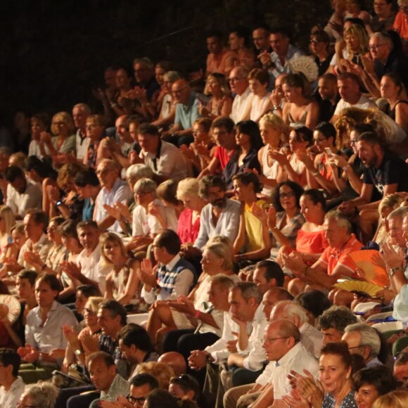 Exclusif - Ambiance - Francis Cabrel en concert lors du festival de Ramatuelle le 2 aout 2018. C'est la première fois qu'il vient chanter au festival de Ramatuelle © Luc Boutria/Nice Matin /Bestimage