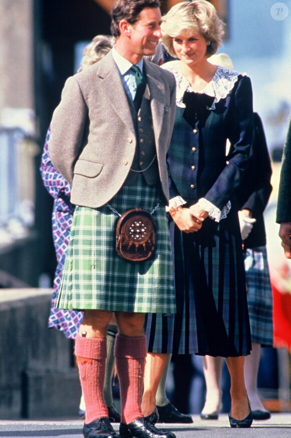 Lady Diana avec le prince Charles en 1987.