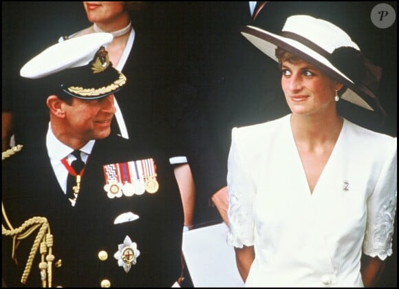 Lady Diana avec le prince Charles en 1994.