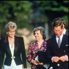 Lady Diana en robe et blazer noir en 1991.
