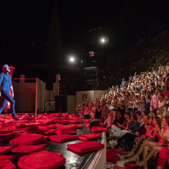 Exclusif - Ary Abittan sur scène - Festival de Ramatuelle avec le spectacle Ary Abittan "My story" le 3 Août 2018 © Cyril Bruneau / Festival de Ramatuelle / Bestimage