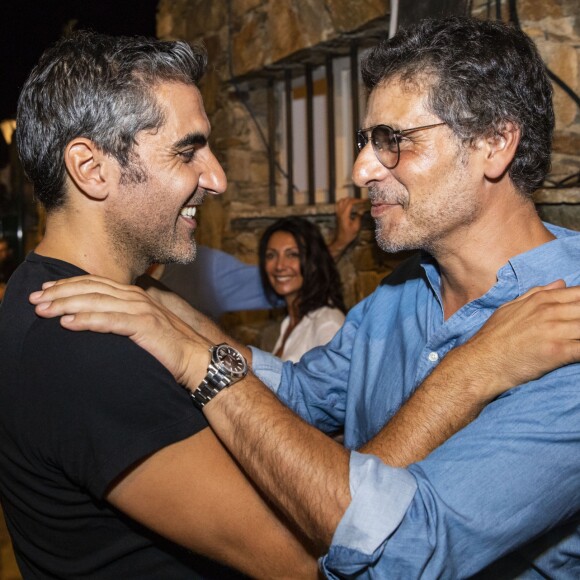 Exclusif - Ary Abittan et Pascal Elbé - Festival de Ramatuelle avec le spectacle Ary Abittan "My story" le 3 Août 2018 © Cyril Bruneau / Festival de Ramatuelle / Bestimage