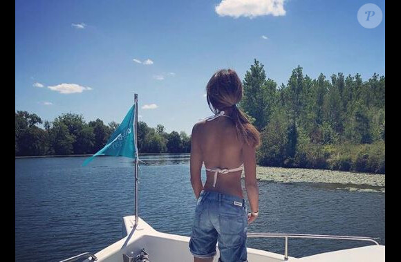 Sonia Rolland en vacances avec ses filles et son mari Jalil Lespert - Instagram, août 2018