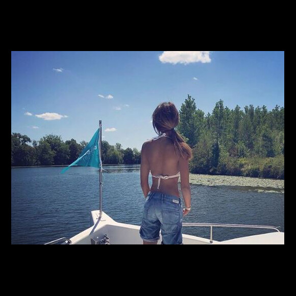 Sonia Rolland en vacances avec ses filles et son mari Jalil Lespert - Instagram, août 2018