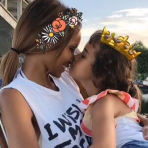 Sonia Rolland en vacances avec ses filles et son mari Jalil Lespert - Instagram, août 2018