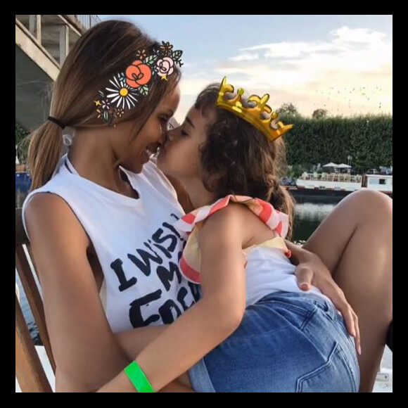 Sonia Rolland en vacances avec ses filles et son mari Jalil Lespert - Instagram, août 2018