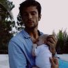Hugo Philip et son fils Marlon à Saint-Tropez - Instagram, 7 août 2018
