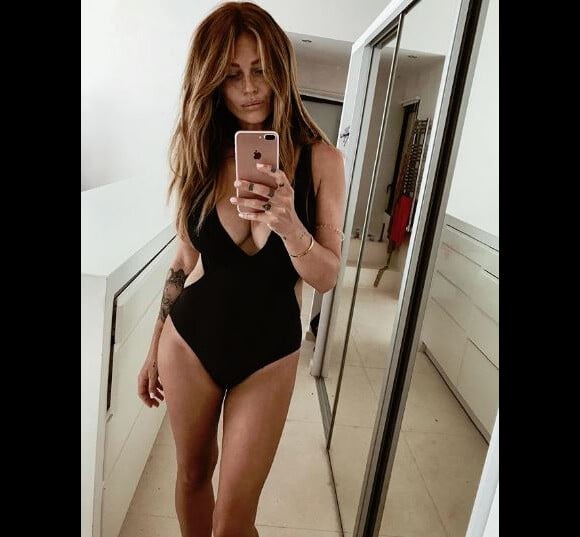 Caroline Receveur en vacances à Saint-Tropez - Instagram, 8 août 2018