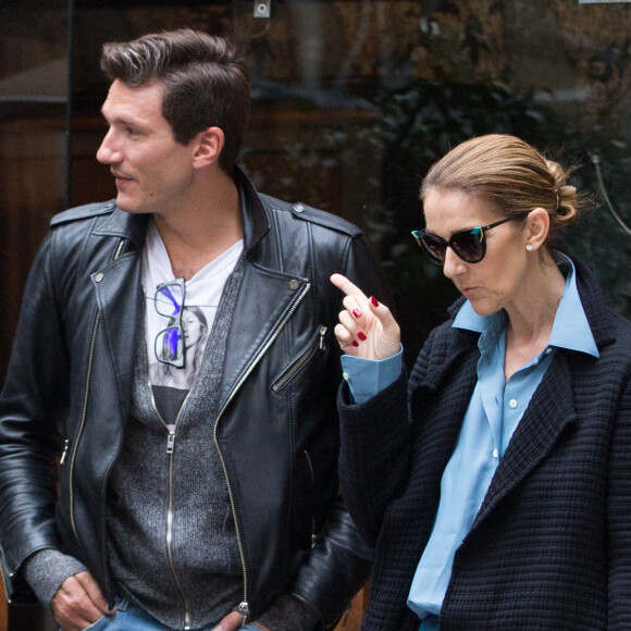 Exclusif - Céline Dion et son danseur Pepe Munoz à Paris, France, le 8 août 2017.