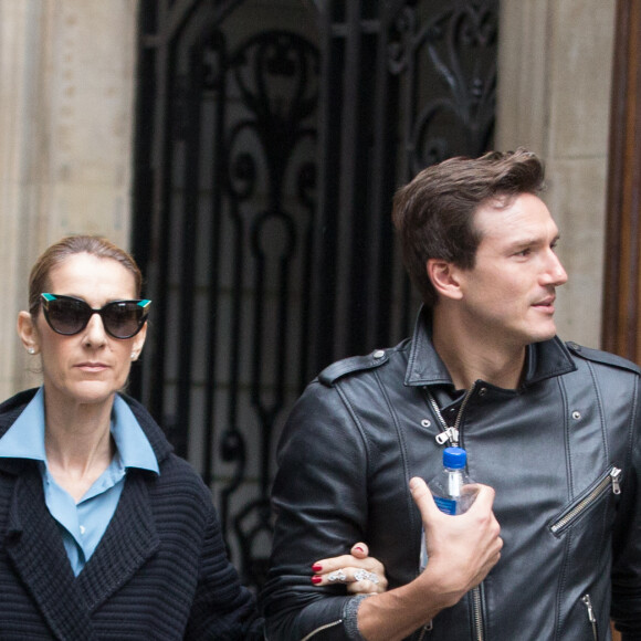 Exclusif - Céline Dion et son danseur Pepe Munoz à Paris, France, le 8 août 2017.