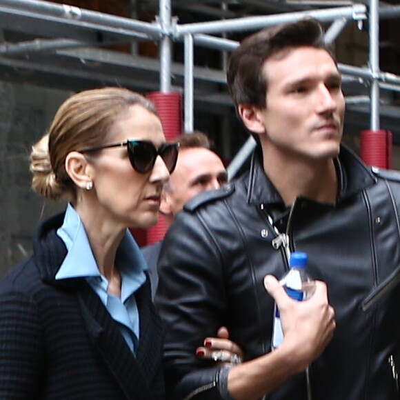 Exclusif - Céline Dion et son danseur Pepe Munoz à Paris, France, le 8 août 2017.