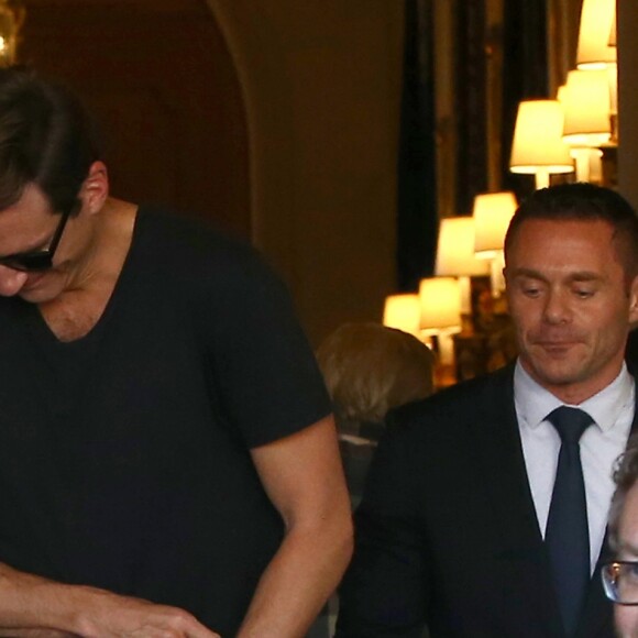 Exclusif - Céline Dion et son danseur Pepe Munoz à Paris, France, le 1er août 2017.