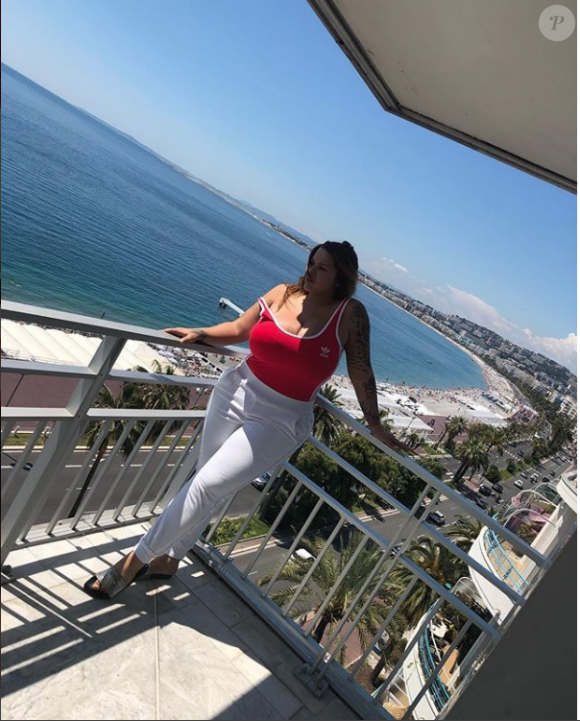 Sarah Fraisou (Les Anges 10 ) dévoile sa nouvelle silhouette sur Instagram. Mai 2018.
