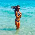  Francesca Antoniotti sexy en vacances en Corse sur Instagram. Août 2018. 