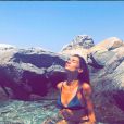  Francesca Antoniotti sexy en vacances en Corse sur Instagram. Juillet 2018.  