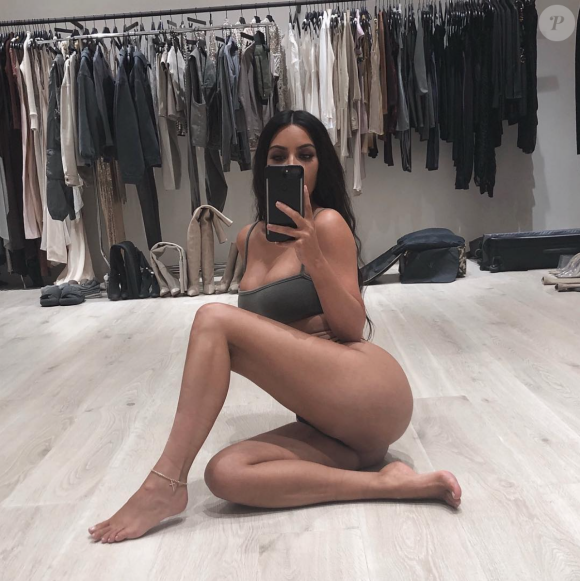 Kim Kardashian. Juillet 2018.