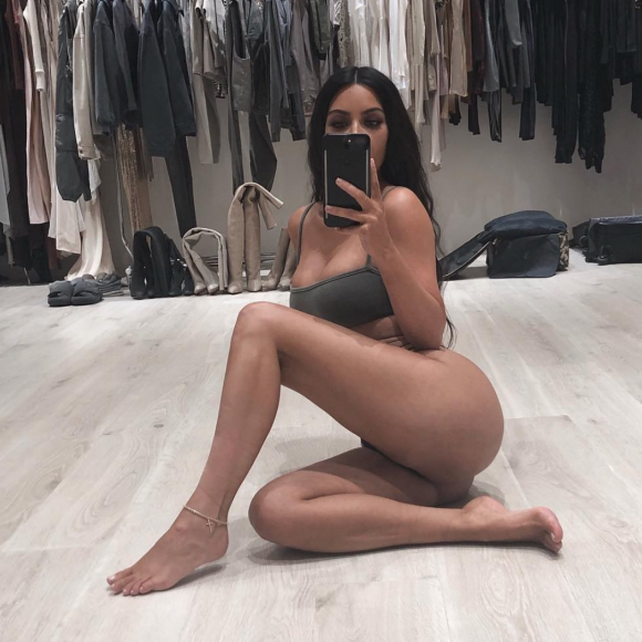 Kim Kardashian. Juillet 2018.