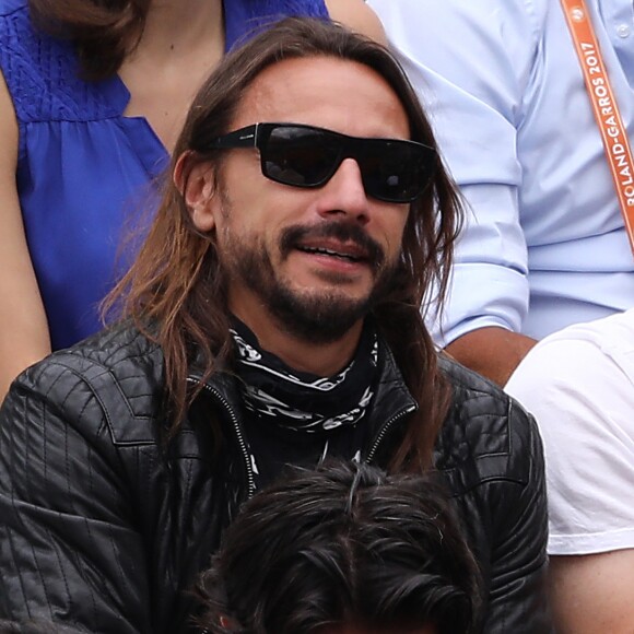 Bob Sinclar dans les tribunes lors des internationaux de France de Roland Garros à Paris, le 30 mai 2017. © - Dominique Jacovides - Cyril Moreau/ Bestimage