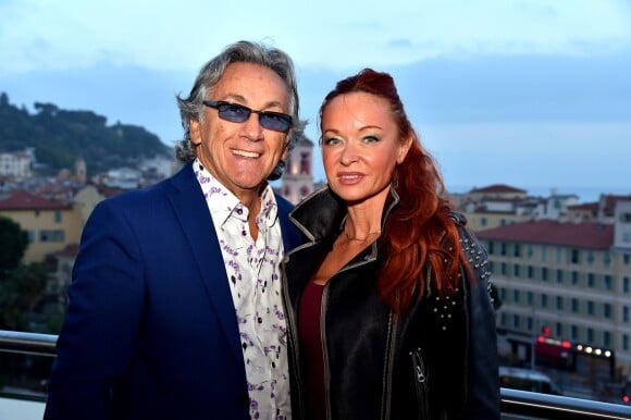 Exclusif - Jean Pierre Savelli et son épouse Sandry durant le dîner "Enfant Star et Match" au profit des enfants malades à l'hôtel Aston à Nice, le 13 mai 2017.