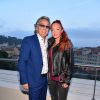 Exclusif - Jean Pierre Savelli et son épouse Sandry durant le dîner "Enfant Star et Match" au profit des enfants malades à l'hôtel Aston à Nice, le 13 mai 2017.