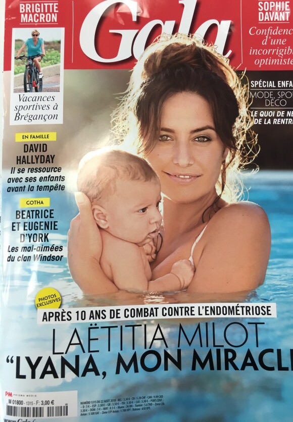Laetitia Milot en couverture du nouveau magazine "Gala" - 22 août 2018