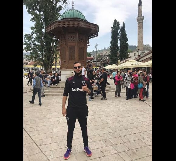 Nikola Lozina en voyage en Bosnie -Instagram, 3 mai 2018