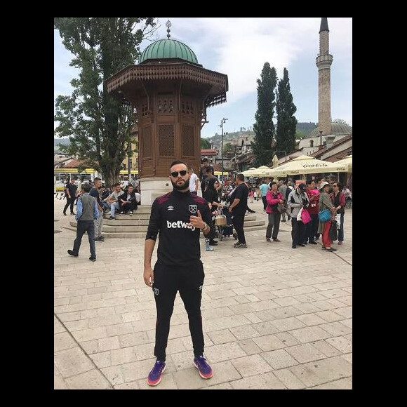 Nikola Lozina en voyage en Bosnie -Instagram, 3 mai 2018
