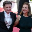 Carole Bouquet et son compagnon Philippe Sereys de Rothschild - Montée des marches du film "The Little Prince" (Le Petit Prince) lors du 68 ème Festival International du Film de Cannes, à Cannes le 22 mai 2015.