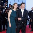 Carole Bouquet et son compagnon Philippe Sereys de Rothschild - Montée des marches du film "The Little Prince" (Le Petit Prince) lors du 68 ème Festival International du Film de Cannes, à Cannes le 22 mai 2015.