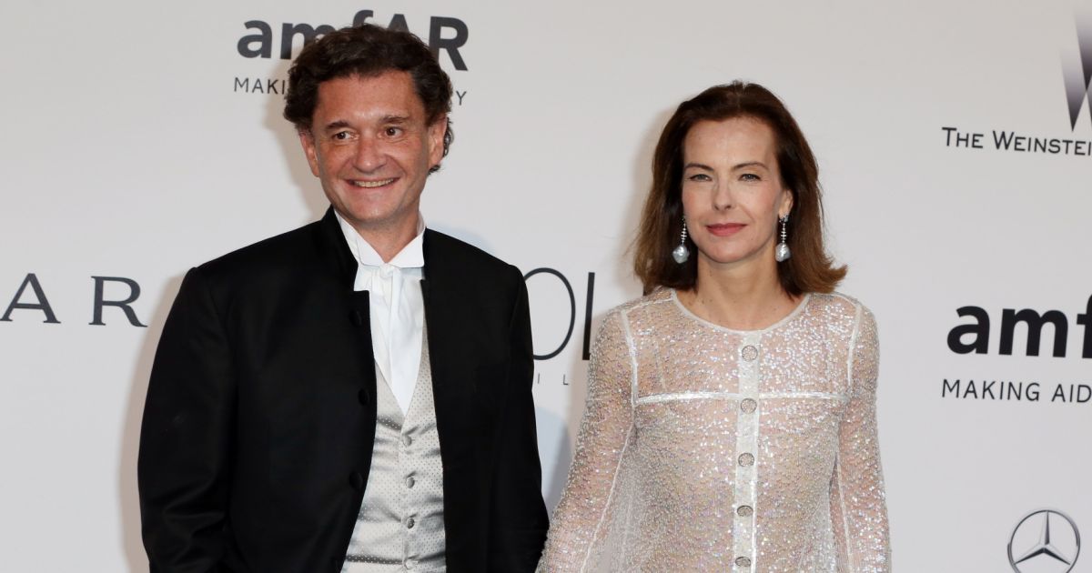 Carole Bouquet et son compagnon Philippe Sereys de Rothschild