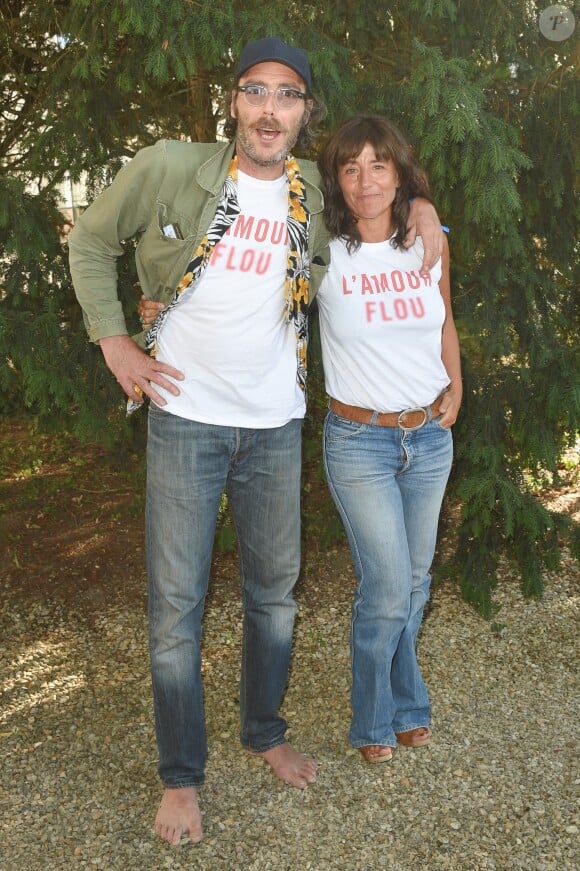 Philippe Rebbot (réalisateur) et Romane Bohringer (réalisatrice) pour le film "L'Amour Flou" lors du deuxième jour de la 11ème édition du festival du Film Francophone d'Angoulême, France, le 22 août 2018. © Coadic Guirec/Bestimage