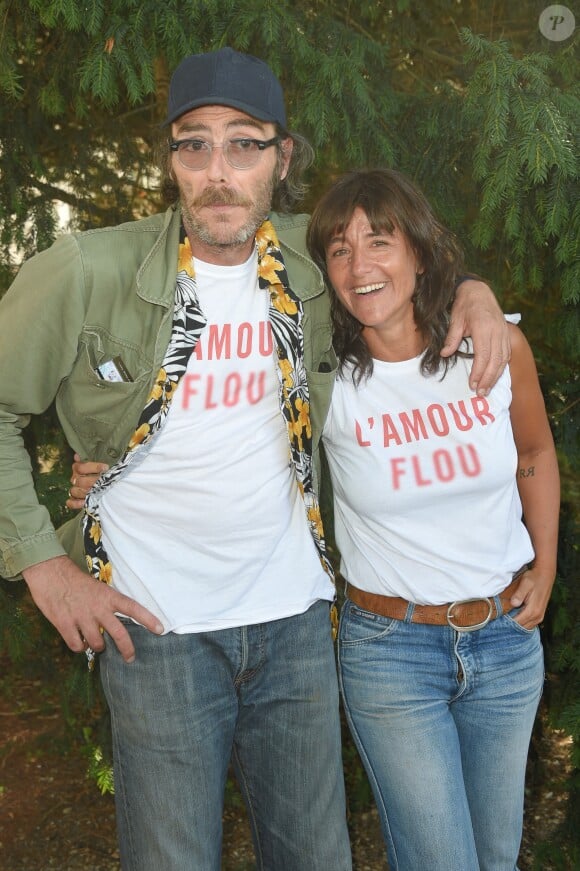 Philippe Rebbot (réalisateur) et Romane Bohringer (réalisatrice) pour le film "L'Amour Flou" lors du deuxième jour de la 11ème édition du festival du Film Francophone d'Angoulême, France, le 22 août 2018. © Coadic Guirec/Bestimage