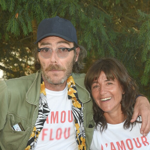 Philippe Rebbot (réalisateur) et Romane Bohringer (réalisatrice) pour le film "L'Amour Flou" lors du deuxième jour de la 11ème édition du festival du Film Francophone d'Angoulême, France, le 22 août 2018. © Coadic Guirec/Bestimage