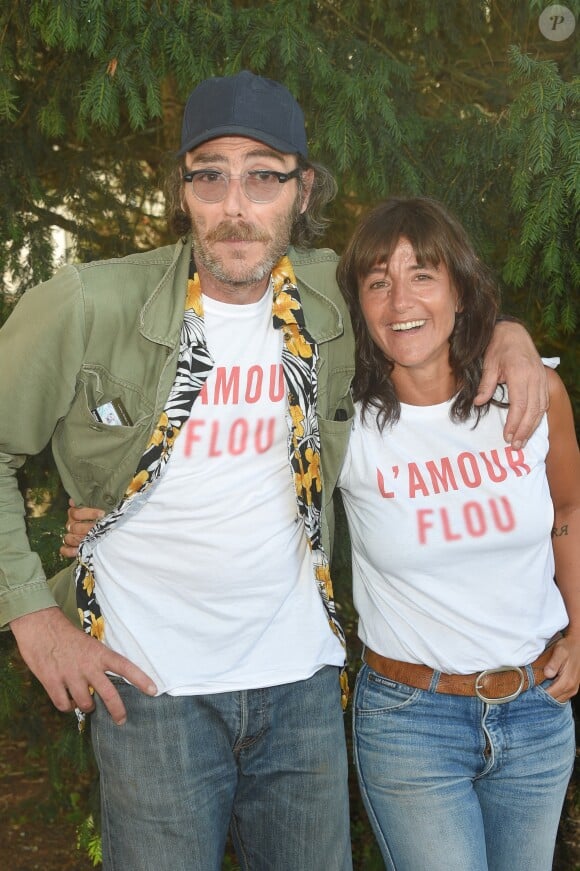 Philippe Rebbot (réalisateur) et Romane Bohringer (réalisatrice) pour le film "L'Amour Flou" lors du deuxième jour de la 11ème édition du festival du Film Francophone d'Angoulême, France, le 22 août 2018. © Coadic Guirec/Bestimage