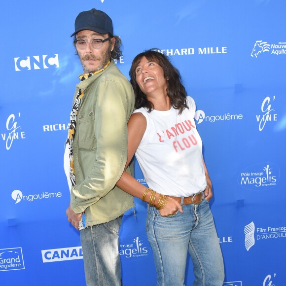 Philippe Rebbot (réalisateur) et Romane Bohringer (réalisatrice) pour le film "L'Amour Flou" lors du deuxième jour de la 11ème édition du festival du Film Francophone d'Angoulême, France, le 22 août 2018. © Coadic Guirec/Bestimage