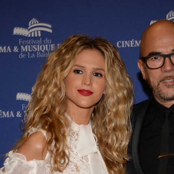 Pascal Obispo et sa femme Julie Hantson - Cérémonie de clôture de la 4ème édition le Festival du Cinéma et Musique de Film de La Baule le 12 novembre 2017. © Rachid Bellak/Bestimage