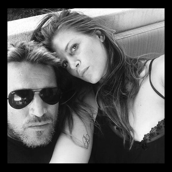 Benjamin Castaldi et sa femme Aurore Aleman - Instagram, 15 août 2017