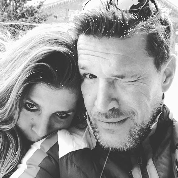 Benjamin Castaldi et sa femme Aurore Aleman - Instagram @b_castaldi, 29 décembre 2017