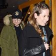 Ed Sheeran et sa compagne Cherry Seaborn sont allés dîner dans une pizzeria dans le quartier du Mayfair à Londres le 3 mars 2017.
