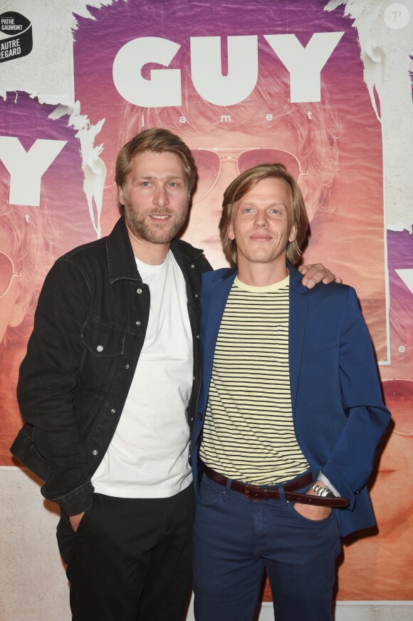 Tom Dingler et Alex Lutz - Première du film "Guy" au cinéma Gaumont-Opéra à Paris le 28 aout 2018. © Coadic Guirec/Bestimage